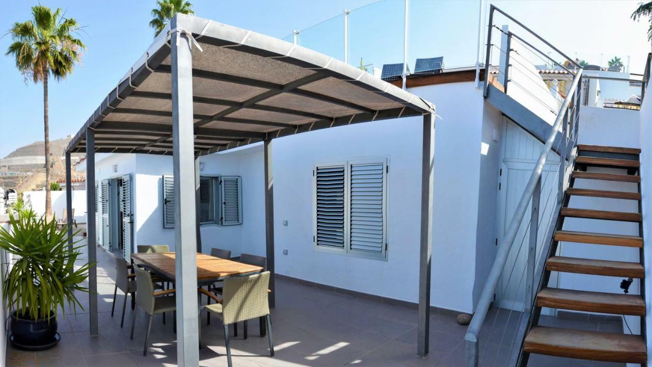 Casa La Vista - Bungalow With Fantastic Sea Views Arguineguin Exterior foto